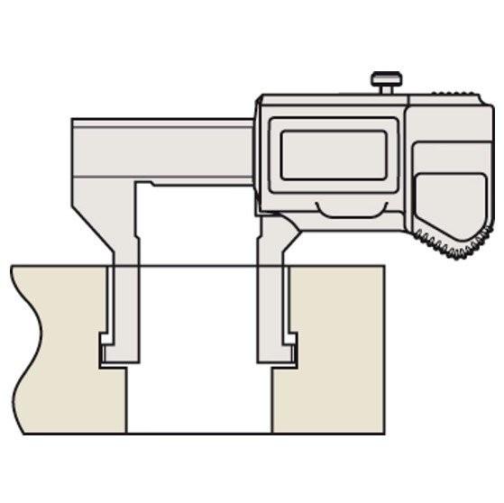 Mitutoyo M-573-645-20 ABSOLUTE Inside Caliper with Inside Groove คาลิเปอร์สำหรับวัดขนาดภายใน (10.1 - 160mm) image
