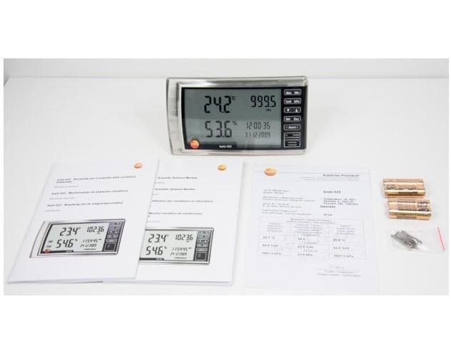 Testo 622 เครื่องวัดอุณหภูมิ ความชื้นสัมพัทธ์และแรงดันบรรยากาศ image