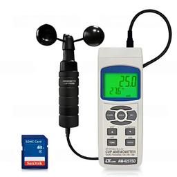 Lutron AM-4257SD เครื่องวัดและบันทึกความเร็วลมแบบคัพ SD Card image