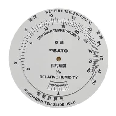 SK Sato SK-7450-80 Humidity Conversion Rule no.7450-80 for SK-RHG
