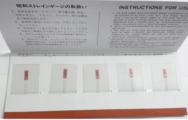 เซนเซอร์วัด STRAIN GUAGE เเบบ N11 Uniaxial image