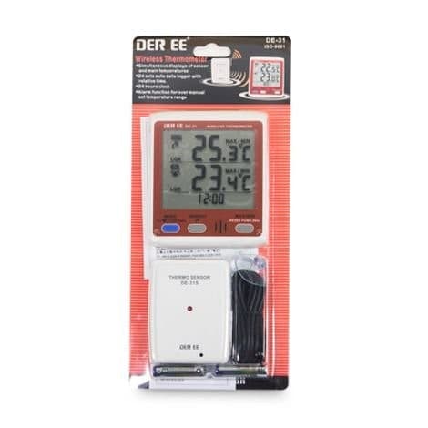 DER EE DE-31 เครื่องวัดอุณหภูมิไร้สาย Wireless Thermometer image