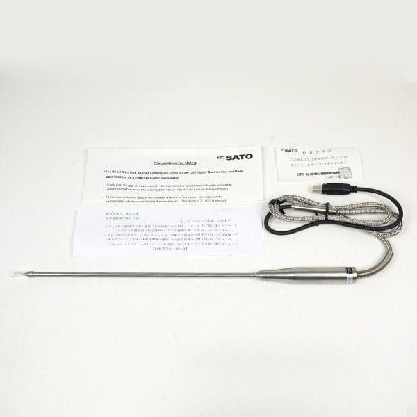 SK Sato SK-S103K โพรบวัดอุณหภูมิ Asphalt Temperature (Type K) | Cable 1.1m image