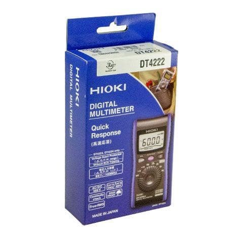 Hioki-DT4222 ดิจิตอลมัลติมิเตอร์ (True RMS) | With C/R Measurement, For General Use image