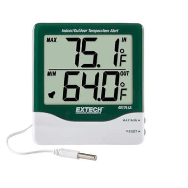 Extech EX-401014A เครื่องวัดอุณหภูมิแบบ Indoor และ Outdoor -10 ถึง 60°C