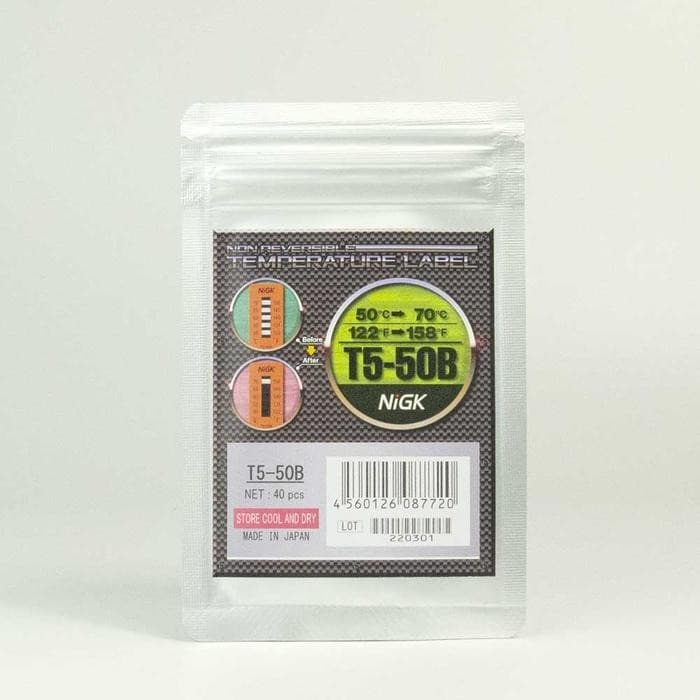 NiGK รุ่น T5-50B แถบวัดอุณหภูมิแบบ Irreversible (5 Point) | (50 to 70℃) image