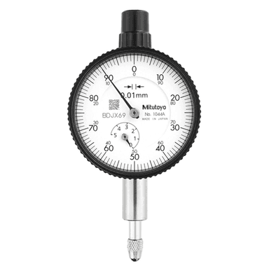 Mitutoyo M-1044A Dial Gauge, Lug Back, ANSI/AGD Type 5mm