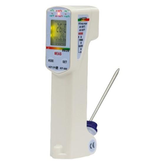 KEPLER KIT-383 เครื่องวัดอุณหภูมิอาหารแบบอินฟราเรด with RTD PT100 Probe image