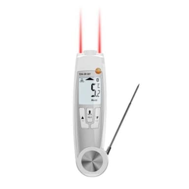 Testo-104-IR-BT เครื่องวัดอุณหภูมิอินฟราเรดและแบบเจาะ พร้อมการเชื่อมต่อ Bluetooth