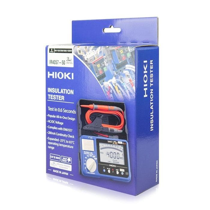 Hioki IR4057-50-KIT เครื่องทดสอบความเป็นฉนวน (Insulation Tester) High-Speed Digital image