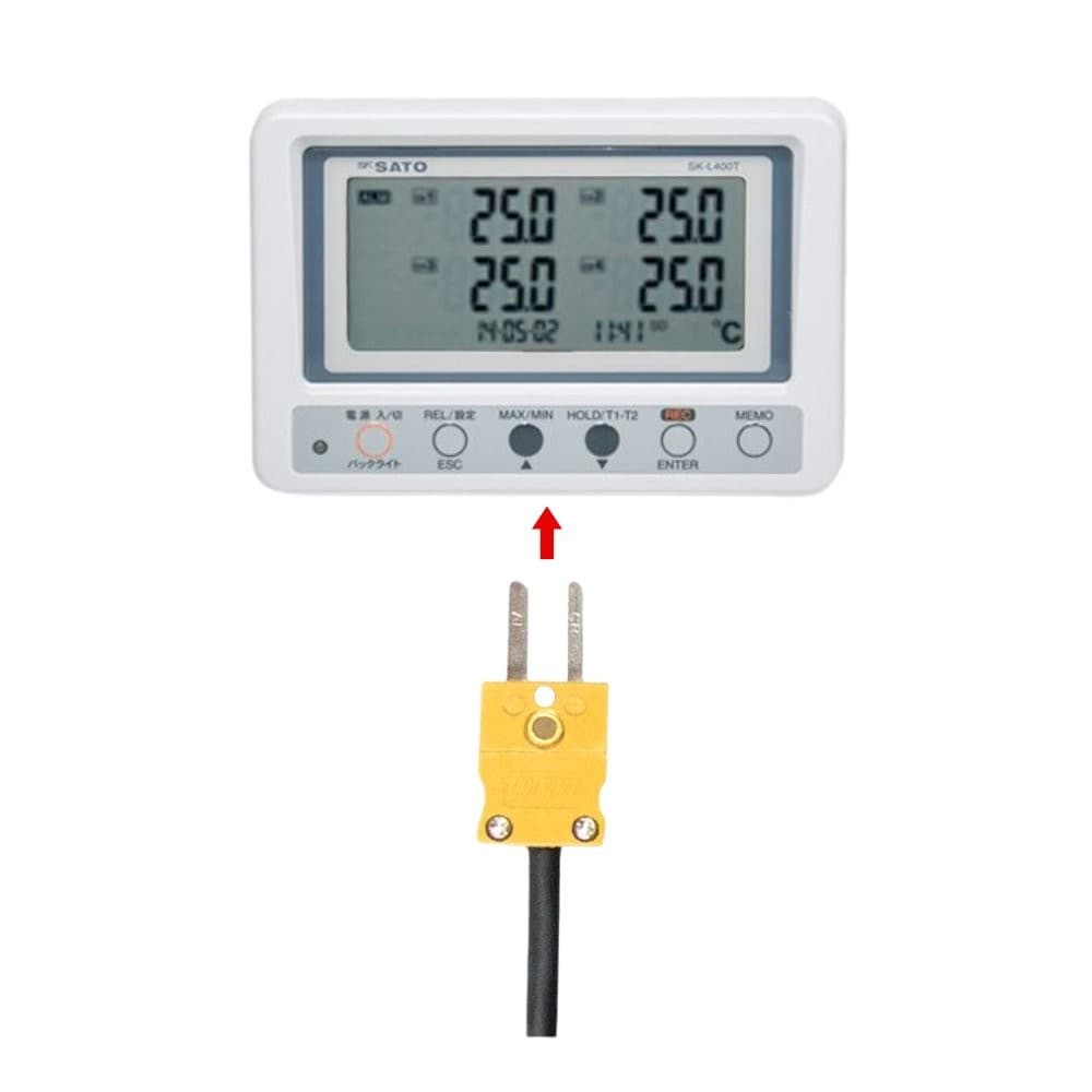 SK Sato SK-K010 โพรบวัดอุณหภูมิรุ่นมาตรฐานปลายแหลม (Standard Penetration Probe) Max.300°C (Type K) image