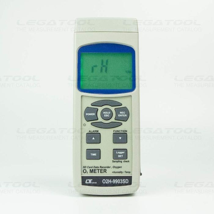 Lutron O2H-9903SD เครื่องวัดออกซิเจนในอากาศ 5in1 | SD Card image