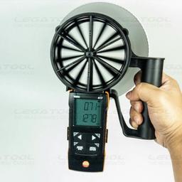 Testo 417 Kit 1 เครื่องวัดความเร็วลม พร้อม กรวยวัดความเร็วลม | With App Connection image