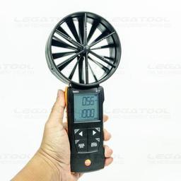 Testo 417 Kit 1 เครื่องวัดความเร็วลม พร้อม กรวยวัดความเร็วลม | With App Connection image
