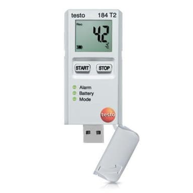 Testo-184-T2 เครื่องบันทึกอุณหภูมิดิจิตอล (Temperature Data Logger USB-Type)