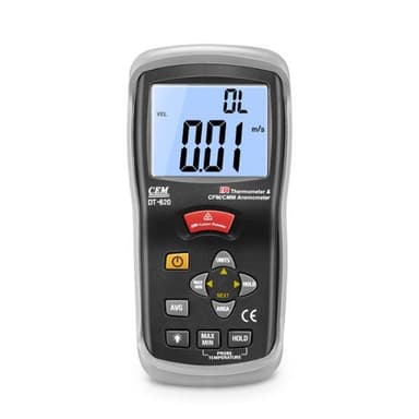 CEM DT-620 เครื่องวัดความเร็วลม