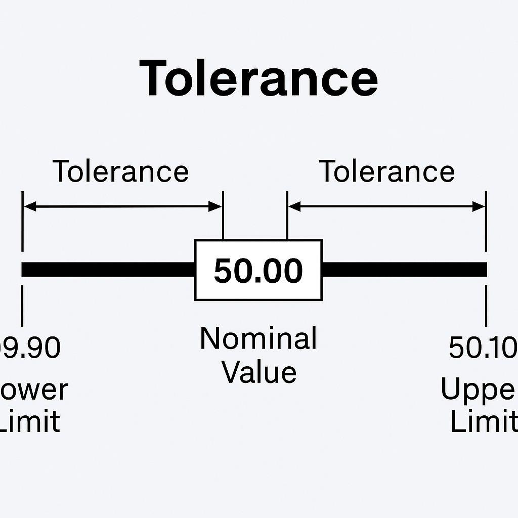 Tolerance (โทเลอแรนซ์)  ค่าความคาดเคลื่อน