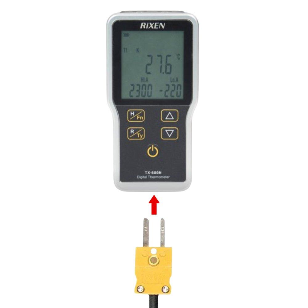 RIXEN EX-1M สายต่อขยายความยาวโพรบวัดอุณหภูมิ Extension Cable for Thermocouple Type K (1m)-photo3