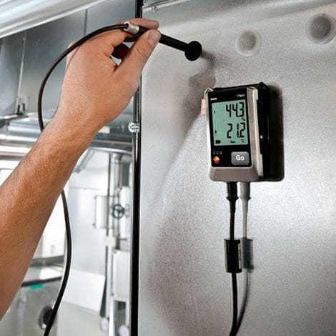 Testo-176-H1 เครื่องบันทึกอุณหภูมิความชื้นสัมพัทธ์ 2,000,000 ข้อมูล | IP65 image