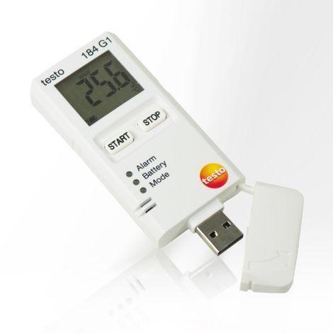 Testo-184-G1 เครื่องบันทึกอุณหภูมิ, ความชื้น และแรงกระแทก image