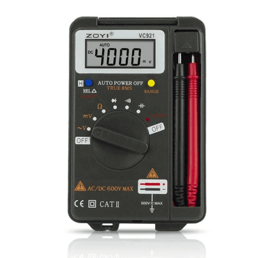 ZOYI VC921 ดิจิตอลมัลติมิตเตอร์แบบพกพา (True RMS)