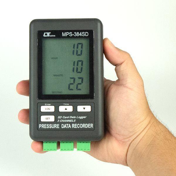Lutron MPS-384SD เครื่องวัดและบันทึกค่าแรงดัน | Max 400 Bar image