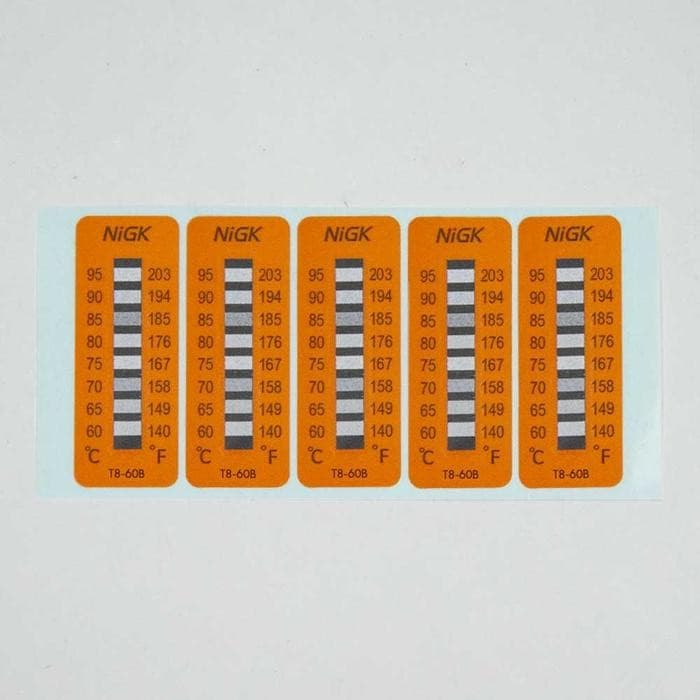 NiGK รุ่น T8-60B แถบวัดอุณหภูมิแบบ Irreversible (8 Point) | (60 to 95℃) image