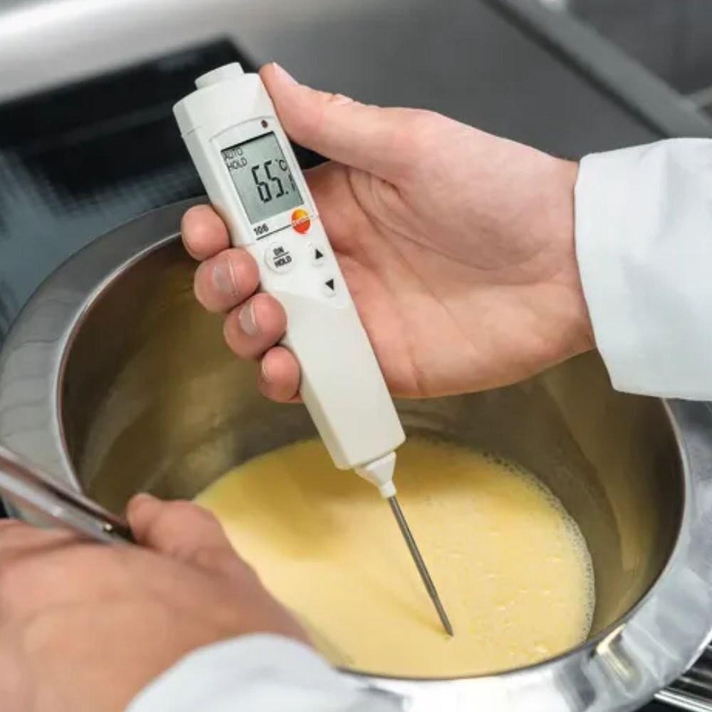 Testo 106 เครื่องวัดอุณหภูมิดิจิตอล HACCP (IP67) | Max.275°C image