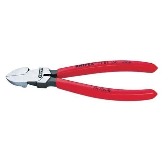 KNIPEX-NO-7201160SB คีมตัดพลาสติกมีสปริง Diagonal Cutters for plastics image