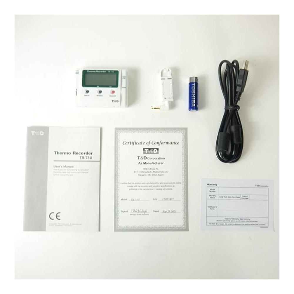 T&D TR-73U เครื่องบันทึกความดันอากาศ อุณหภูมิและความชื้นสัมพัทธ์,Temp.,Humidity image