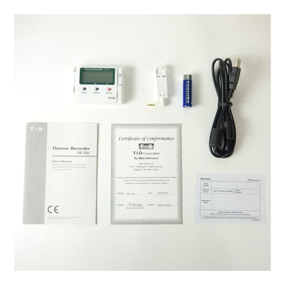 T&D TR-73U เครื่องบันทึกความดันอากาศ อุณหภูมิและความชื้นสัมพัทธ์,Temp.,Humidity image