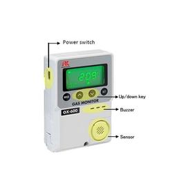 RIKEN KEIKI OX-600-3M เครื่องวัดออกซิเจนในอากาศ (O2) | สาย 3 เมตร image