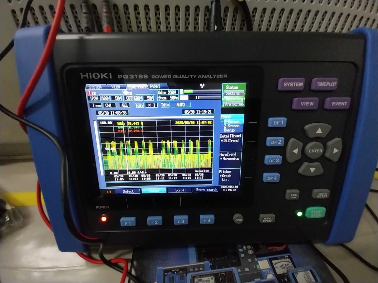 ทดลองเก็บค่าพลังงาน และหาความผิดปกติในระบบไฟฟ้า ในบริษัทผลิตชิ้นส่วนรถยนต์แห่งหนึ่ง