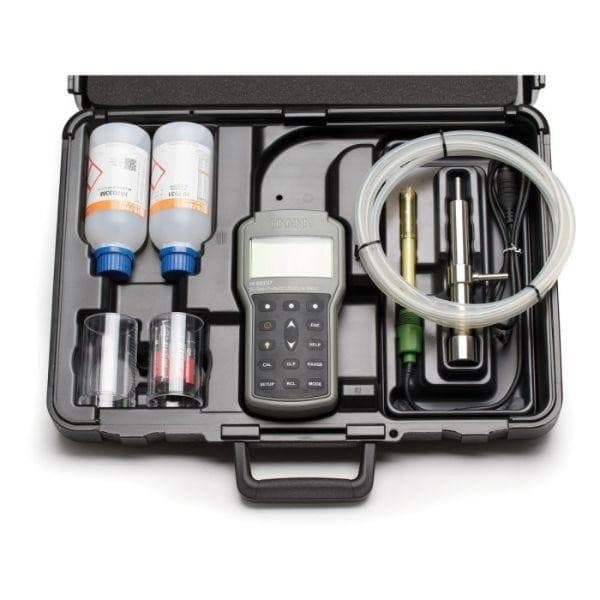 HANNA HI-98196 เครื่องวัดค่ากรด-ด่าง/ปริมาณออกซิเจนในน้ำ pH ORP DO และ Atmospheric Pressure image