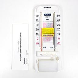 SK Sato SK-1 ไซโครมิเตอร์ กระเปาะเปียก-กระเปาะแห้ง,เครื่องวัดความชื้นอากาศ,Psychrometer  image