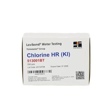 Lovibond RE-513001BT Chlorine HR (KI) เม็ดยาวัดวัดคลอรีน