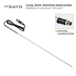 SK Sato SK-8079-21 โพรบวัดอุณหภูมิกันน้ำแบบปลายแหลม (Sleeve type probe) | Cable 1 M image