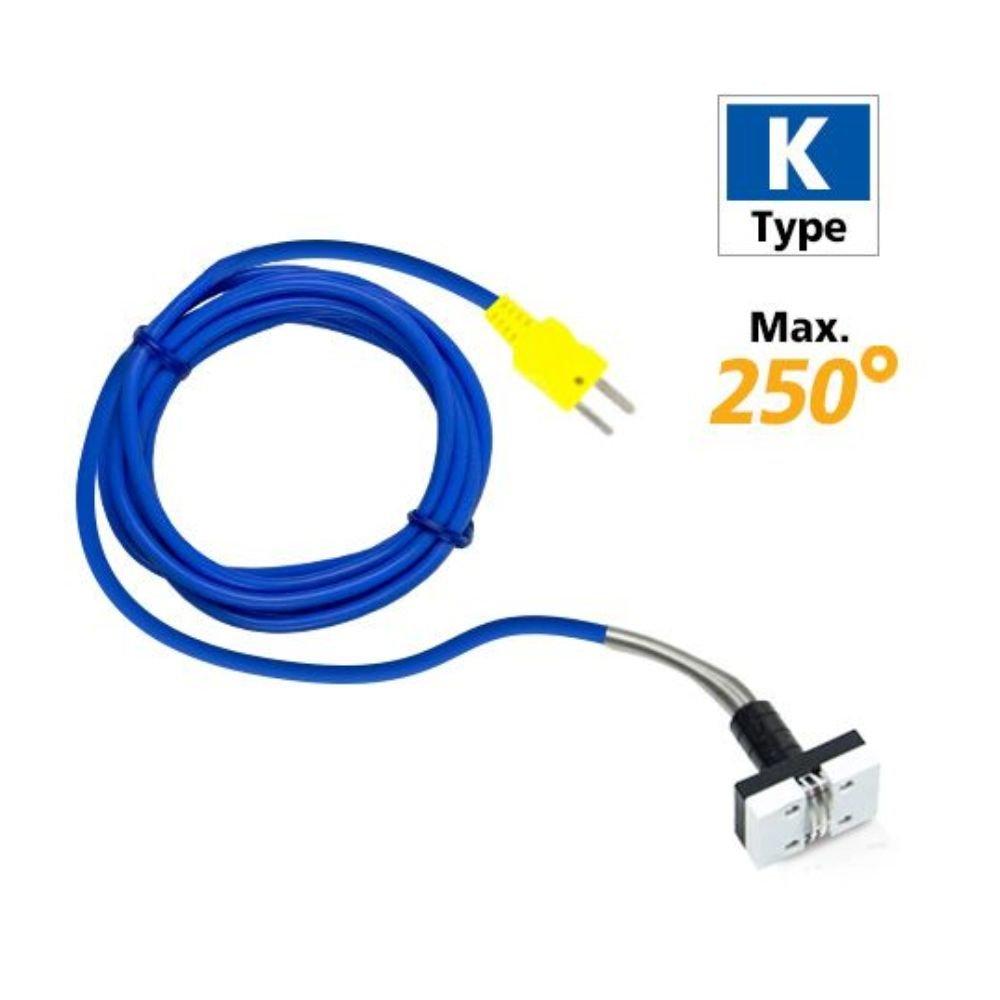 Rixen MK-01-2M โพรบวัดอุณหภูมิพื้นผิวแบบแม่เหล็ก Max. 250℃ (Type K) | Cable-photo0