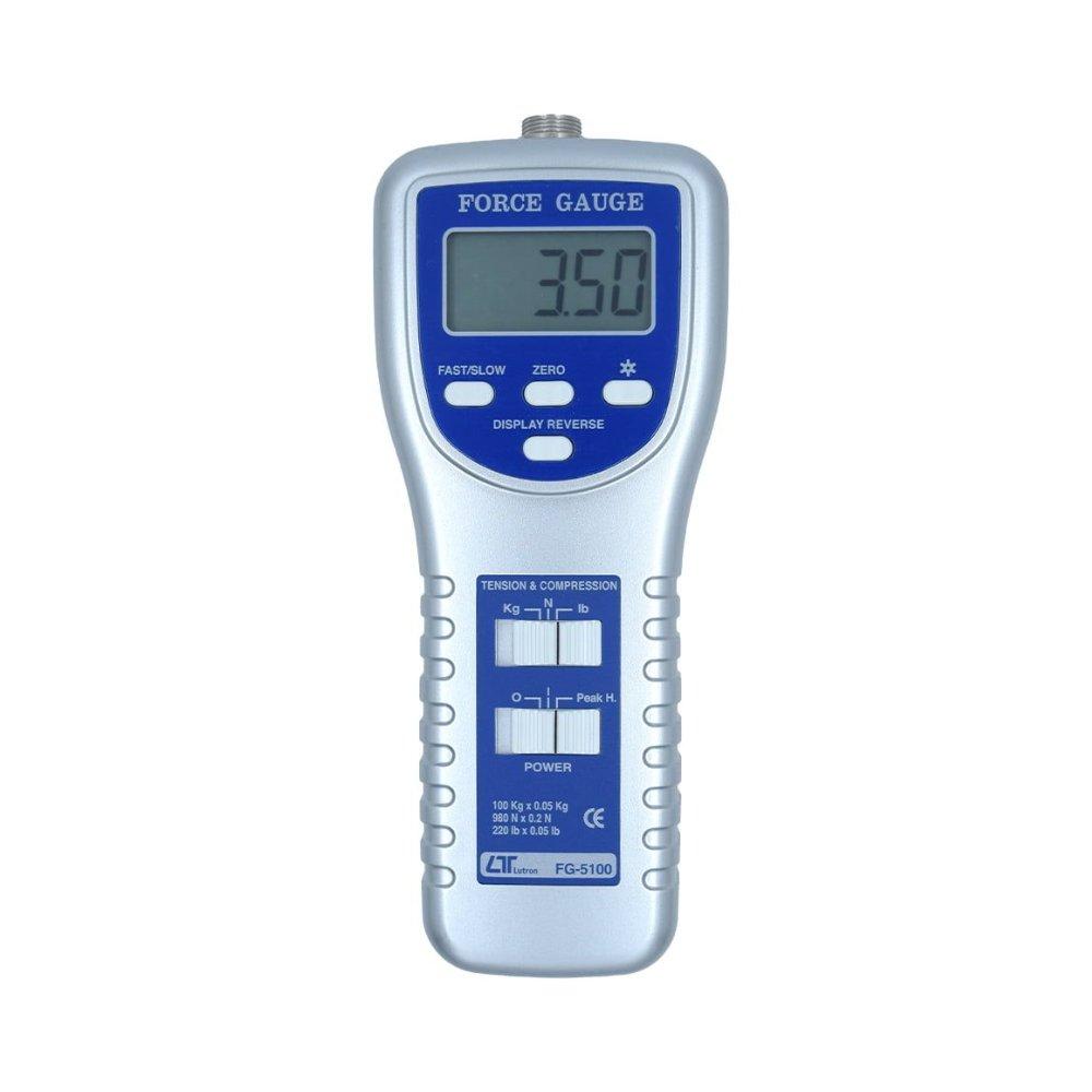 Lutron FG-5100 เครื่องวัดแรงดึง - แรงผลักแบบพกพา FORCE GAUGE (100 Kg)-photo1