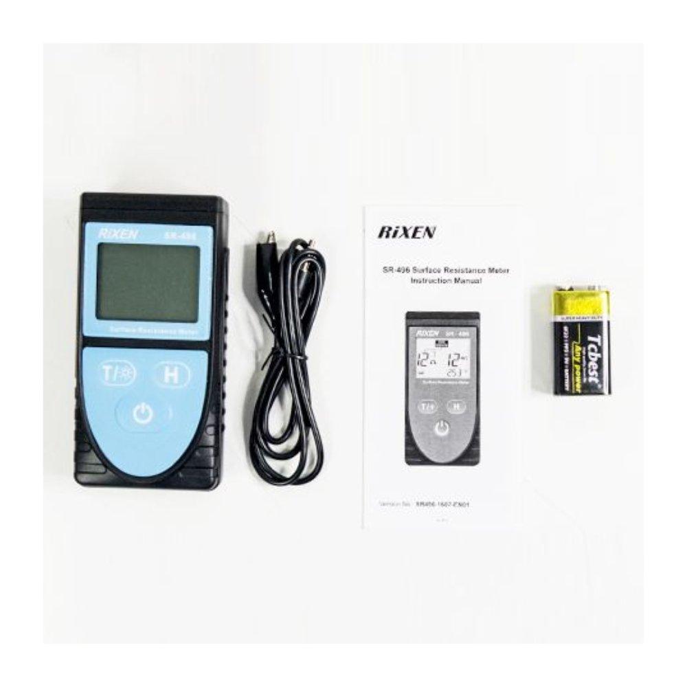RIXEN SR-496 เครื่องวัดความต้านทานพื้นผิว Surface Resistance Meter-photo4