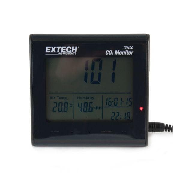 Extech EX-CO100 เครื่องวัดก๊าซคาร์บอนไดออกไซด์ (CO2) │ อุณหภูมิ ความชื้น image