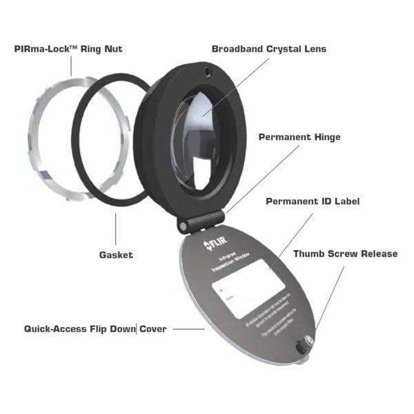 FLIR IRW-2C หน้าต่างกล้องอินฟราเรด IRW 2 │nspection Window for use with Electrical Enclosure image