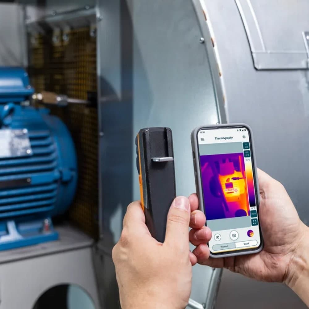 Testo 860i กล้องถ่ายภาพความร้อนไร้สายสำหรับสมาร์ทโฟน | Wireless thermal imaging camera image