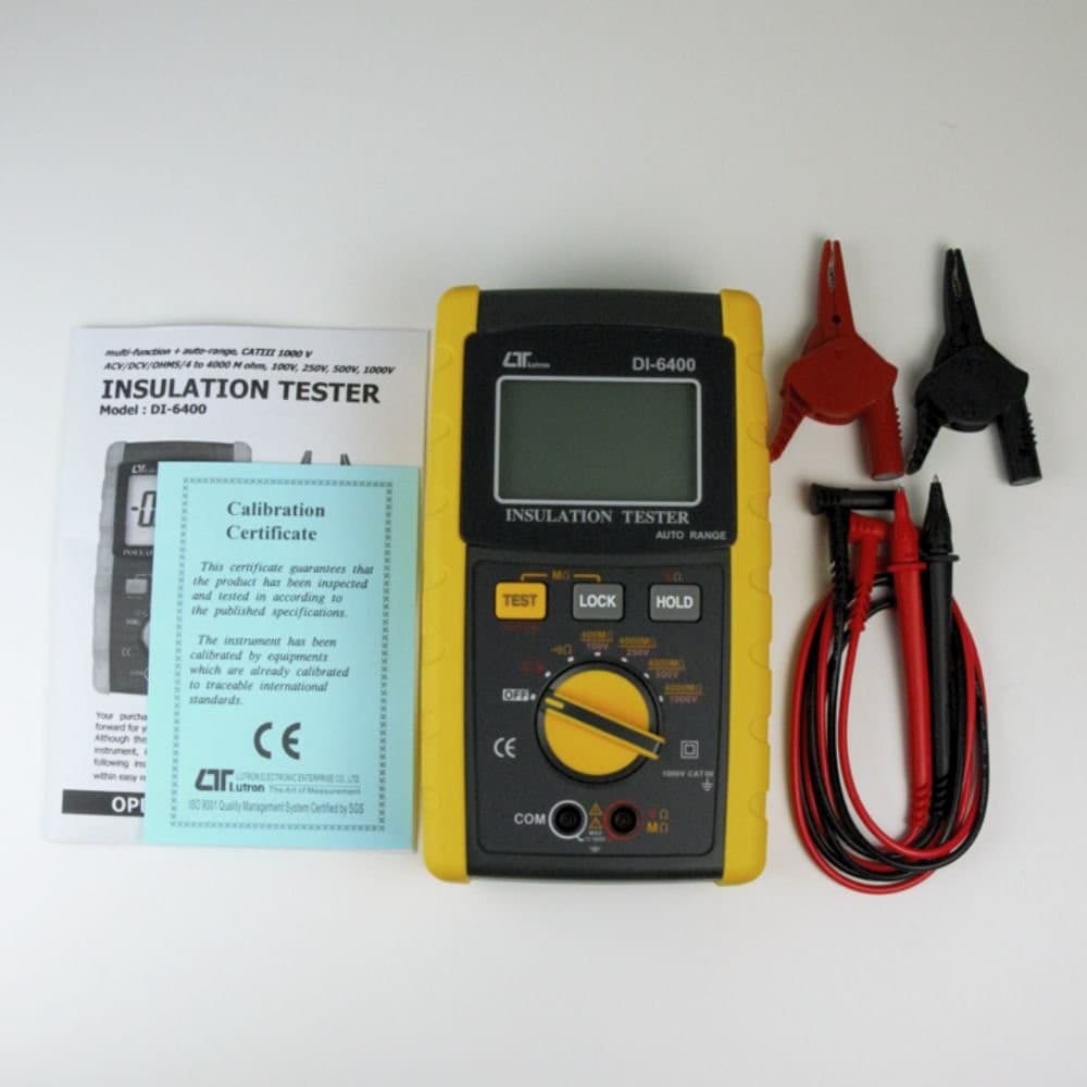 Lutron DI-6400 เครื่องทดสอบความเป็นฉนวน Digital Insulation Tester image