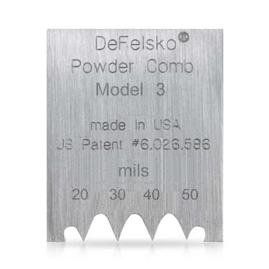 DeFelsko Powder Comb หวีเช็คความหนาผิวเคลือบ | Model 3 (Mil)