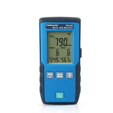 TENMARS TM-380 เครื่องวัดคาร์บอนไดออกไซด์ ฝุ่นPM2.5 PM10 อุณหภูมิและความชื้น