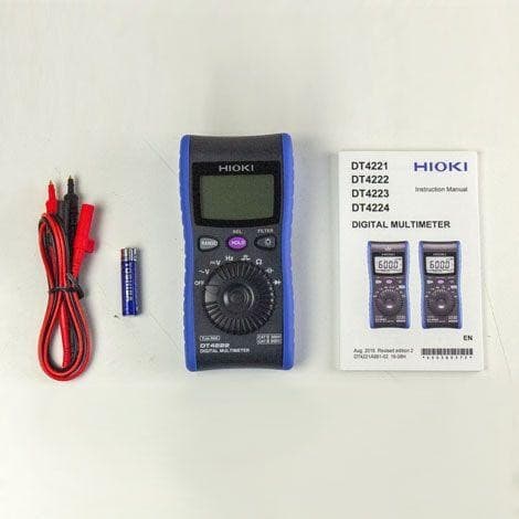 Hioki-DT4222 ดิจิตอลมัลติมิเตอร์ (True RMS) | With C/R Measurement, For General Use image