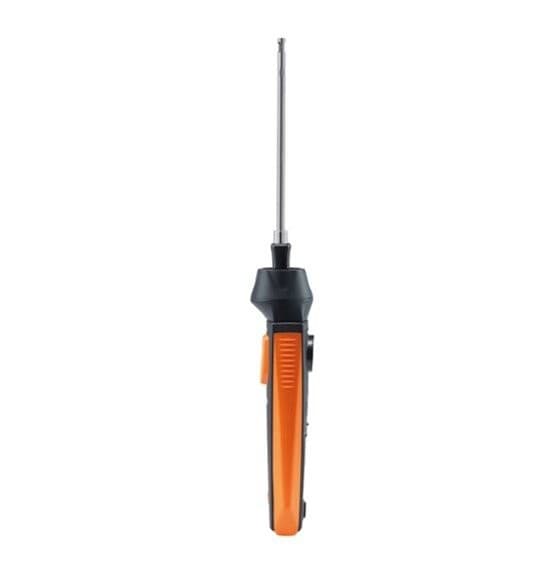 Testo 915i-A โพรบวัดอุณหภูมิ Thermometer with air probe and smartphone operation image