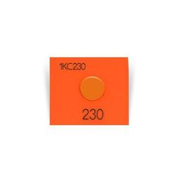 Asey 1KC230-P20 แถบวัดอุณหภูมิ 1points (230°C) | 20pcs/ 1pack image