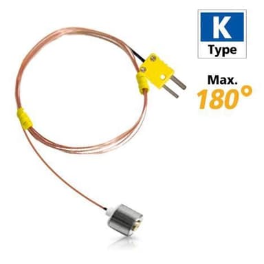 Rixen MK-07 โพรบวัดอุณหภูมิพื้นผิวแบบแม่เหล็ก Max.180 °C(Type K)